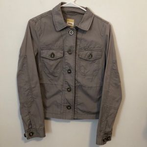 Vintage Fossil Button Up Utility Jacket Size Medium